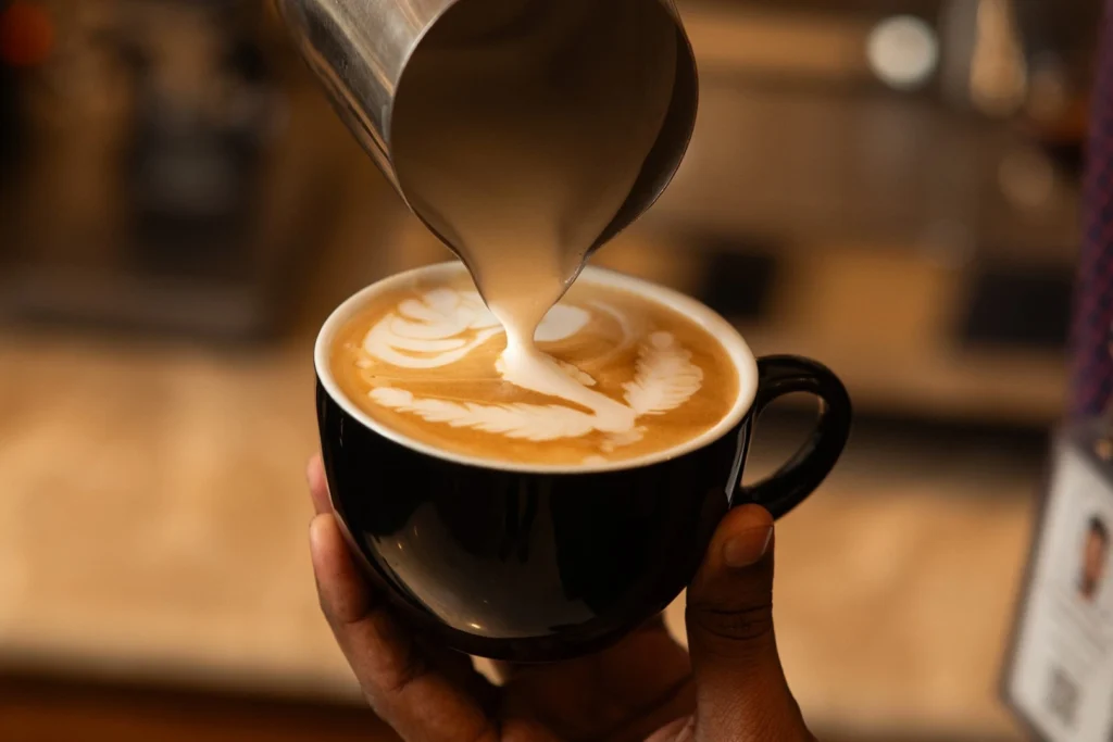 Tribal Cafe Shaken Espresso drink served
