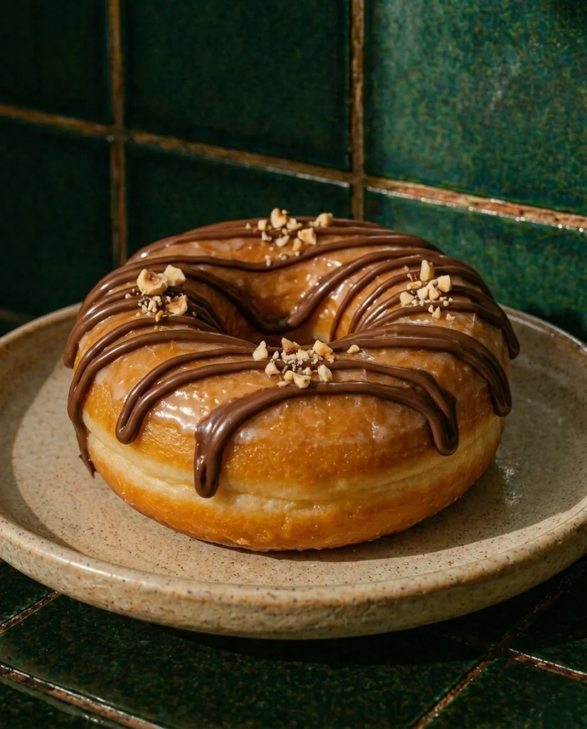 Nutella Drizzled Original Donut