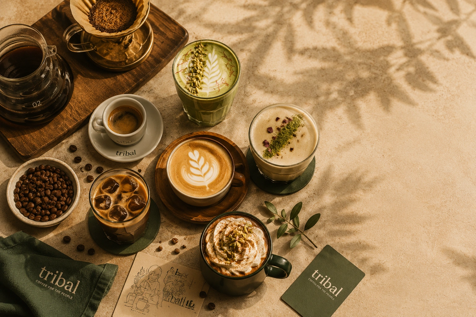 Coffee drinks for energy focus and relaxation at Tribal Coffee DHA Phase 6 Lahore