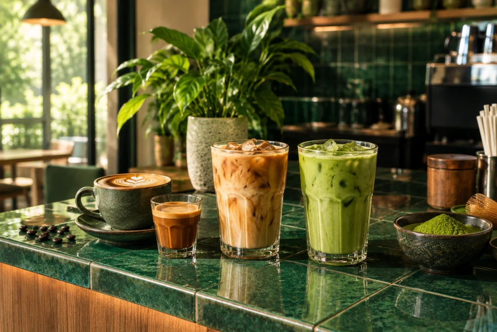Hot and cold coffee options at Tribal Cafe DHA Phase 6 Lahore open 7AM 1AM